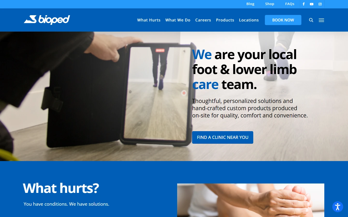 BioPed website screenshot